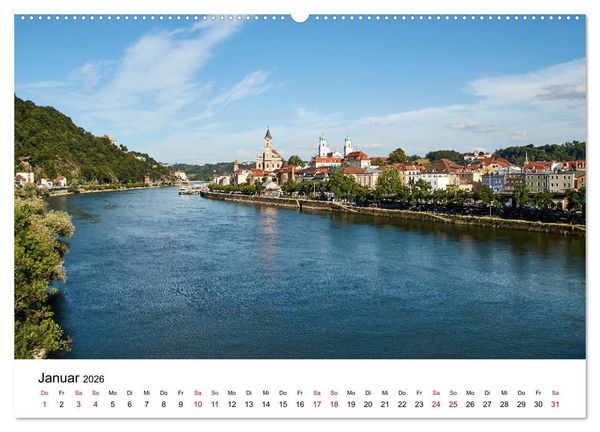 Produktbild: Impressionen aus Passau (Wandkalender 2026 DIN A2 quer), CALVENDO Monatskalender