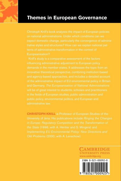 Produktbild: The Europeanisation of National Administrations