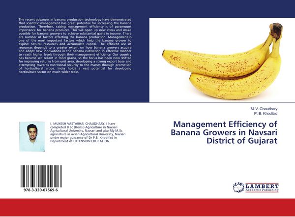 Produktbild: Management Efficiency of Banana Growers in Navsari District of Gujarat