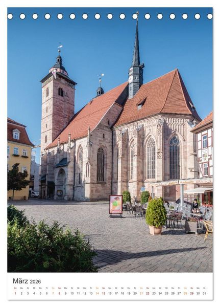 Produktbild: Kurort Schmalkalden (Tischkalender 2026 DIN A5 hoch), CALVENDO Monatskalender