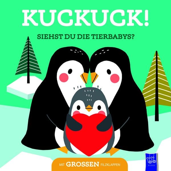 Kuckuck! Siehst du die Tierbabys?, Gebundene Ausgabe von , Yoyo Books, 9789465053004