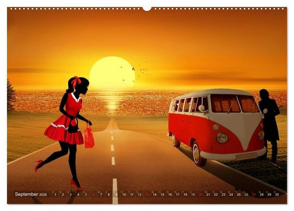 Produktbild: Ladies first by Mausopardia (hochwertiger Premium Wandkalender 2026 DIN A2 quer), Kunstdruck in Hochglanz