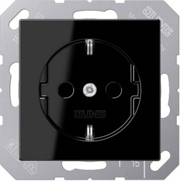 Jung 1fach Einsatz Steckdose Schwarz A1520KISW 1 St.