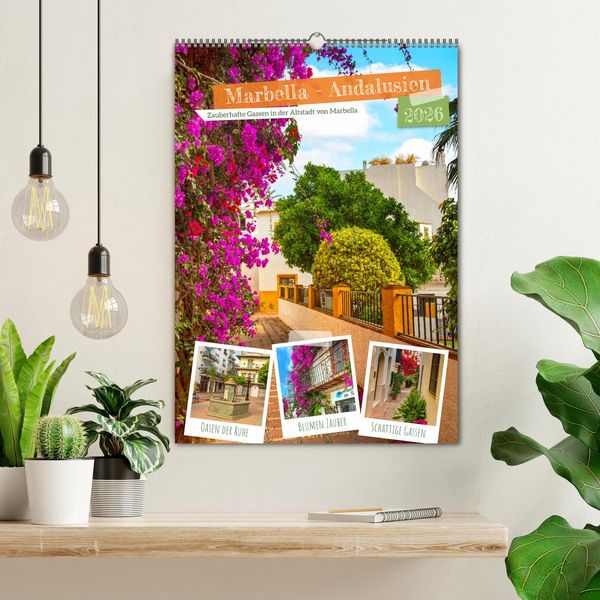 Produktbild: Marbella - Andalusien (Wandkalender 2026 DIN A2 hoch), CALVENDO Monatskalender