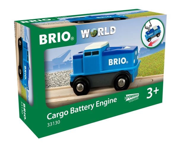 BRIO - Blaue Batterie Frachtlok