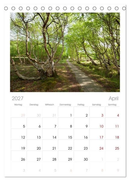 Produktbild: Tischplaner 2027 - Baltrum - Momente einer Reise (A5 Tischkalender zum Aufstellen) CALVENDO