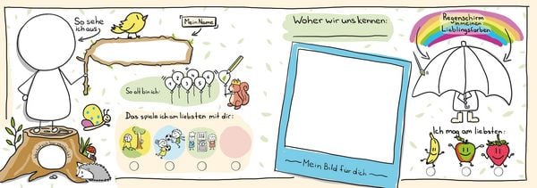 Produktbild: Freundschaftsbuch Meine Lieblingsmenschen - Erinnerungen an die Kindergartenzeit