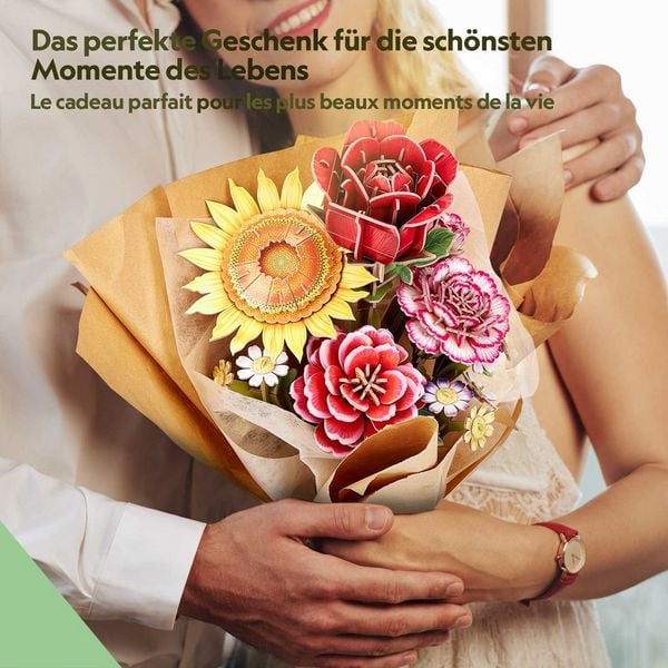 Produktbild: CUBICFUN - 3D Puzzle Blumenstrauss Mix 285 Teile
