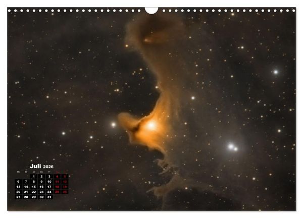 Produktbild: InfinityAstro - die Unendlichkeit im Bild - Astrofotos von Roland Schliessus (Wandkalender 2026 DIN A3 quer), CALVENDO Monatskalender