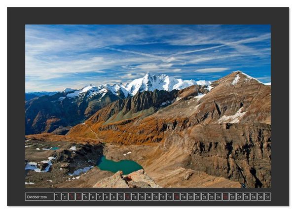 Produktbild: Der Gro&szlig;glockner 3798m (hochwertiger Premium Wandkalender 2026 DIN A2 quer), Kunstdruck in Hochglanz