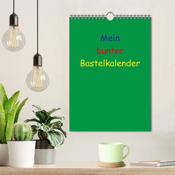 Produktbild: Mein bunter Bastel / Fotokalender (Wandkalender 2026 DIN A4 hoch), CALVENDO Monatskalender