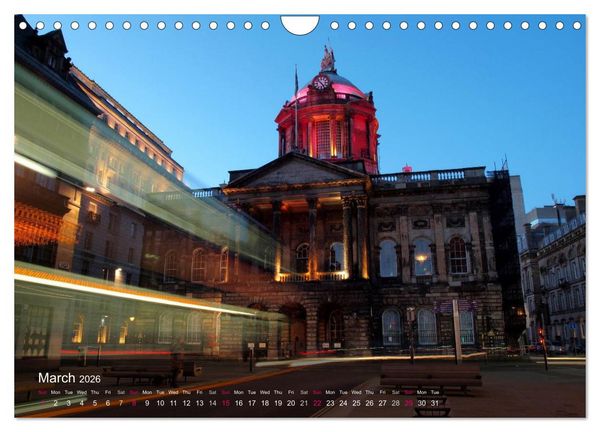 Produktbild: Liverpool - Water and Light (Wall Calendar 2026 DIN A4 landscape), CALVENDO 12 Month Wall Calendar