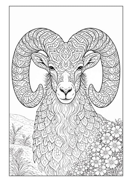 Produktbild: Mandala Tiere Malbuch f&uuml;r Erwachsene mit 50 sch&ouml;nen Ausmalmotiven