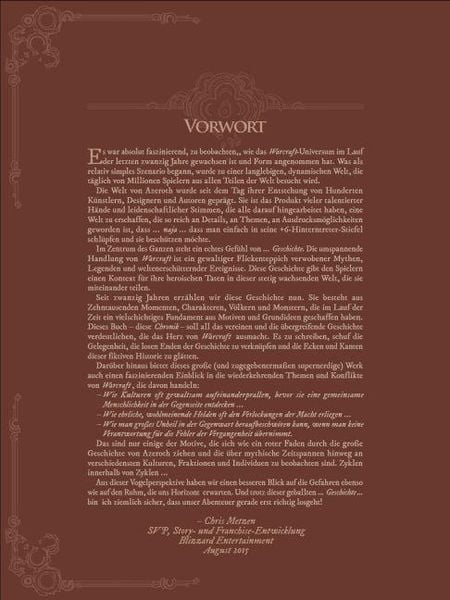 World of Warcraft: Chroniken Bd. 1