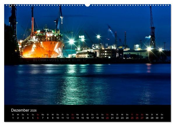Produktbild: Charmantes Hamburg (hochwertiger Premium Wandkalender 2026 DIN A2 quer), Kunstdruck in Hochglanz