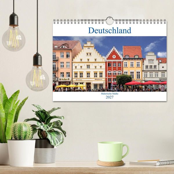 Produktbild: Deutschland - Malerische St&auml;dte (Wandkalender 2027 DIN A4 quer), CALVENDO Monatskalender