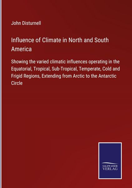 Produktbild: Influence of Climate in North and South America
