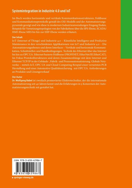 Produktbild: Systemintegration in Industrie 4.0 und IoT