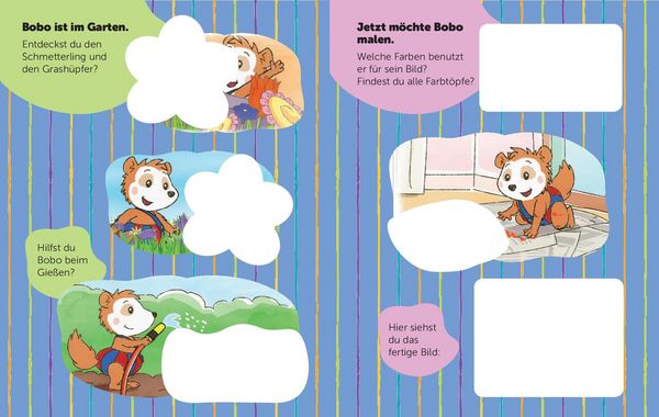 Produktbild: Bobo Siebenschl&auml;fer Mein Wassermalbuch
