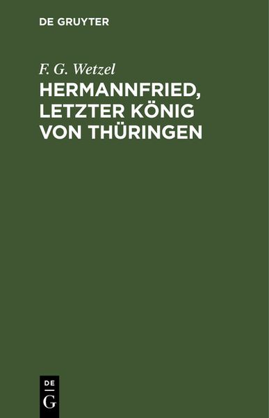 Produktbild: Hermannfried, letzter K&ouml;nig von Th&uuml;ringen