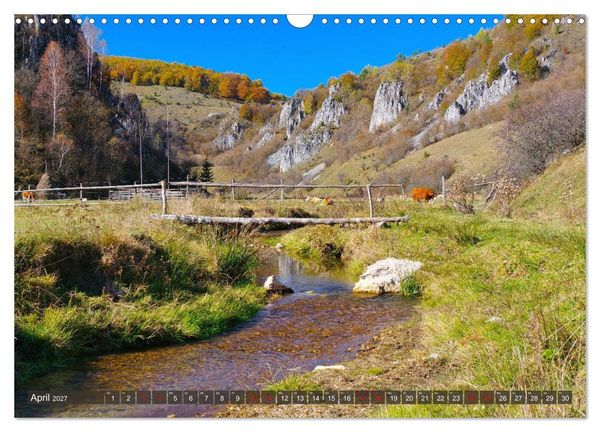 Produktbild: Fundatura Ponorului - Auf dem Via Transilvanica durch die Karpaten (Wandkalender 2027 DIN A3 quer), CALVENDO Monatskalender