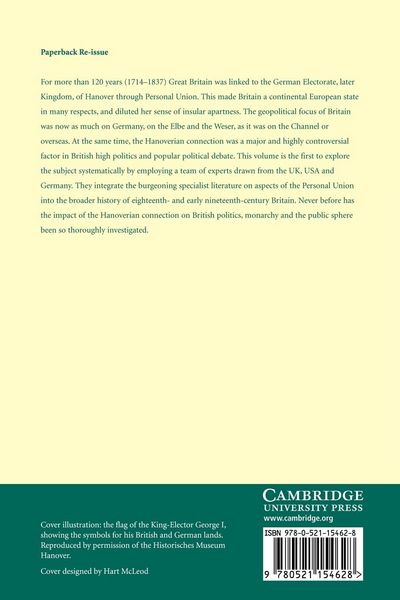 Produktbild: The Hanoverian Dimension in British History, 1714 1837