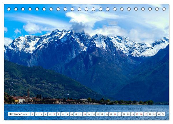 Produktbild: Bezaubernder Comer See (Tischkalender 2026 DIN A5 quer), CALVENDO Monatskalender