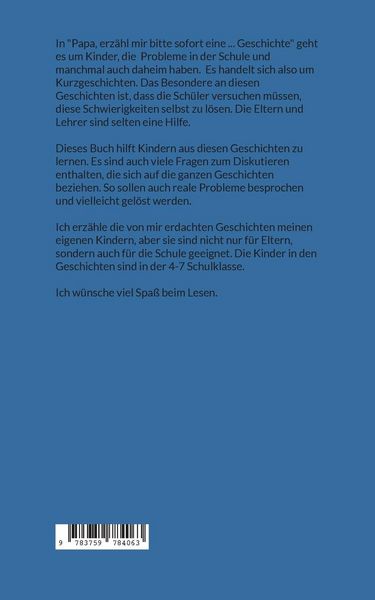 Produktbild: Papa erz&auml;hl mir bitte sofort eine ... Geschichte