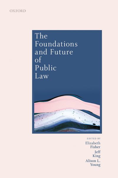 Produktbild: The Foundations and Future of Public Law