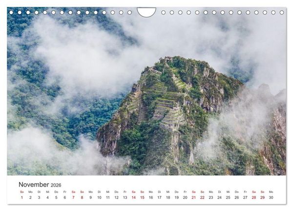 Produktbild: Macchu Picchu (Wandkalender 2026 DIN A4 quer), CALVENDO Monatskalender