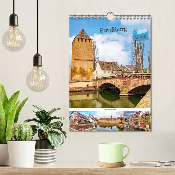 Produktbild: Stra&szlig;burg - Urlaubsplaner (Wandkalender 2026 DIN A4 hoch), CALVENDO Monatskalender