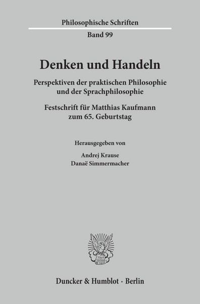 Produktbild: Denken und Handeln.