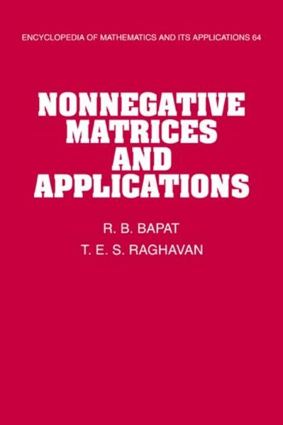 Produktbild: Nonnegative Matrices and Applications