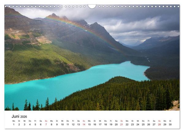 Produktbild: Fernweh Kanada - Naturerlebnis Rocky Mountains (Wandkalender 2026 DIN A3 quer), CALVENDO Monatskalender