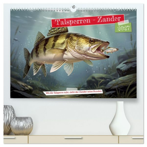 Produktbild: Talsperren - Zander (hochwertiger Premium Wandkalender 2027 DIN A2 quer), Kunstdruck in Hochglanz