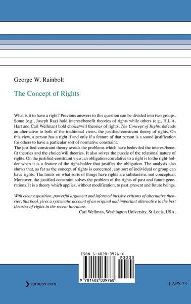 Produktbild: The Concept of Rights