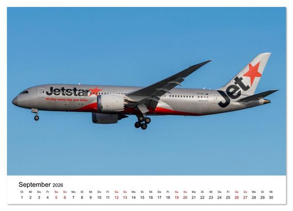 Produktbild: Boeing 787 Kalender (Wandkalender 2026 DIN A4 quer), CALVENDO Monatskalender