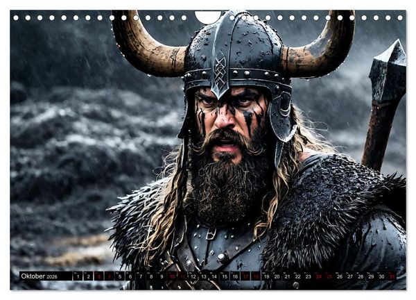 Produktbild: Kampf der wilden Wikinger (Wandkalender 2026 DIN A4 quer), CALVENDO Monatskalender