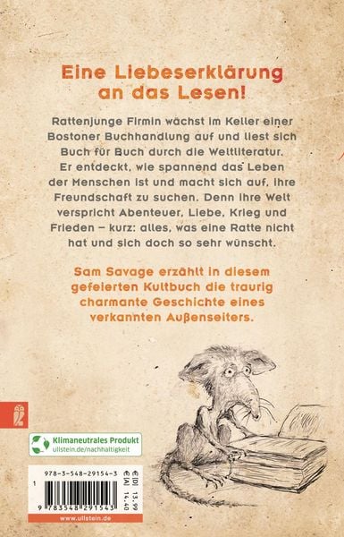 Produktbild: Firmin - Ein Rattenleben