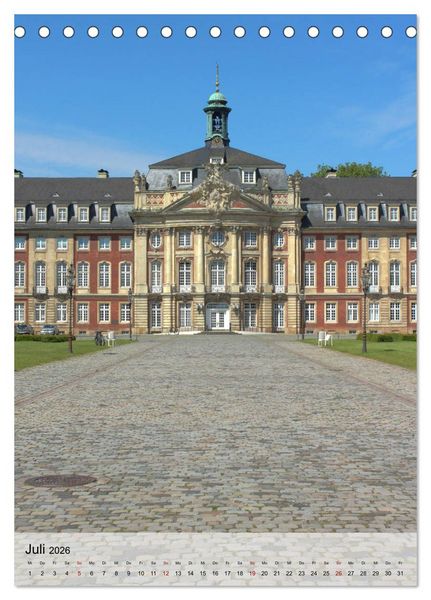 Produktbild: Historisches M&uuml;nster (Tischkalender 2026 DIN A5 hoch), CALVENDO Monatskalender