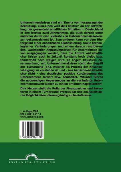 Produktbild: Turnaround-Management