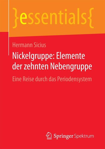 Produktbild: Nickelgruppe: Elemente der zehnten Nebengruppe