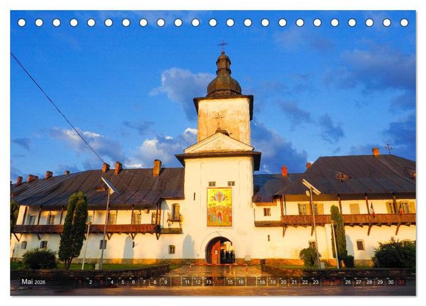 Produktbild: Kl&ouml;ster in der Bucovina (Tischkalender 2026 DIN A5 quer), CALVENDO Monatskalender