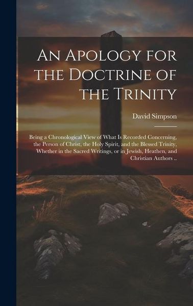Produktbild: An Apology for the Doctrine of the Trinity