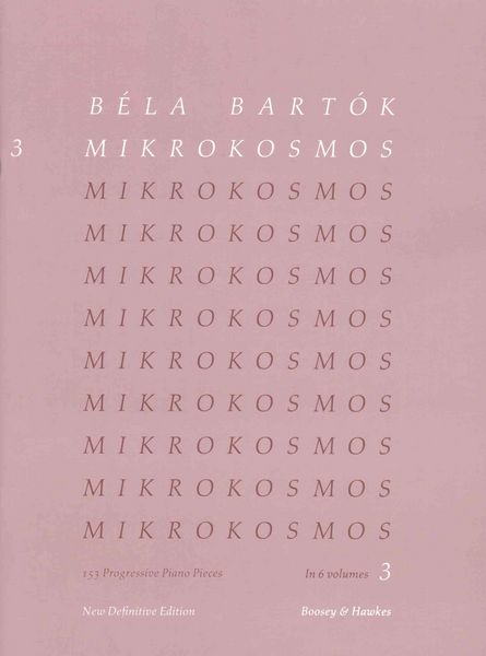 Produktbild: Mikrokosmos Volume 3 (Pink)
