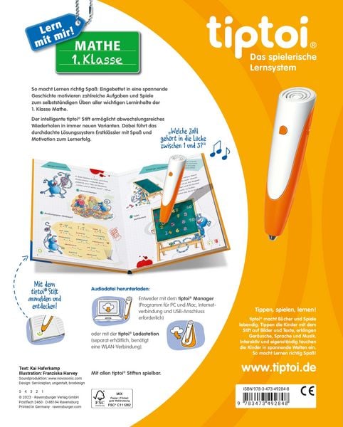 Produktbild: tiptoi&reg; Lern mit mir! - Mathe 1. Klasse