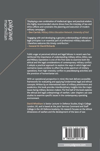 Produktbild: Ethics, Law and Military Operations