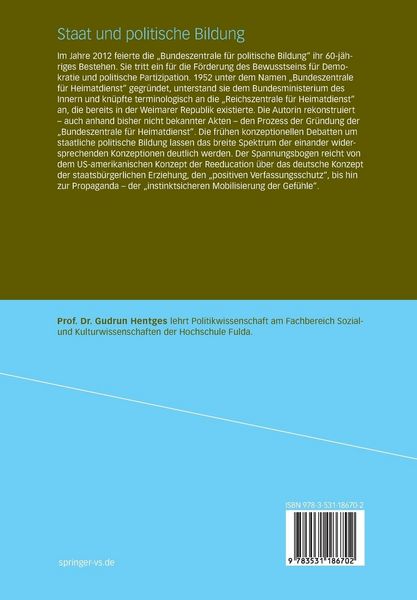 Produktbild: Staat und politische Bildung