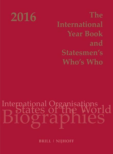 Produktbild: The International Year Book and Statesmen's Who's Who 2016