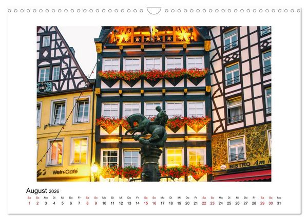 Produktbild: Cochem - an der Mosel (Wandkalender 2026 DIN A3 quer), CALVENDO Monatskalender